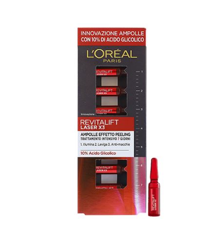 L'Oréal Paris Revitalift Laser X3 vyhlazující pleťové sérum v ampulích 7 x 1,3 ml