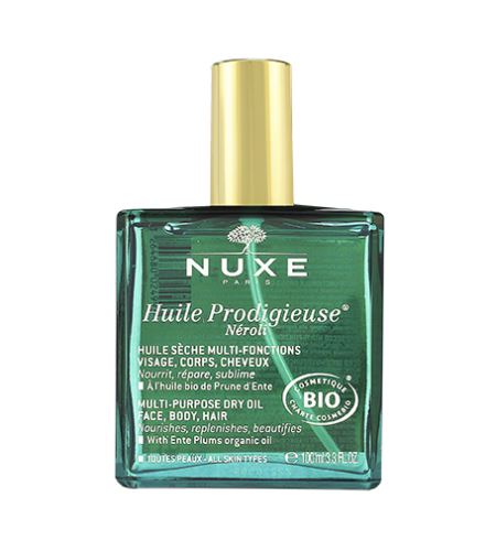 Nuxe Bio Huile Prodigieuse Néroli multifunkční suchý olej na obličej, tělo a vlasy 100 ml