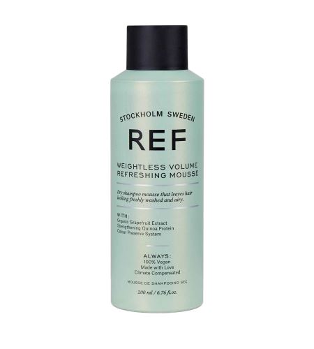 Ref Stockholm Weightless Volume Refreshing Mousse beztížná objemová osvěžující pěna na vlasy 200 ml