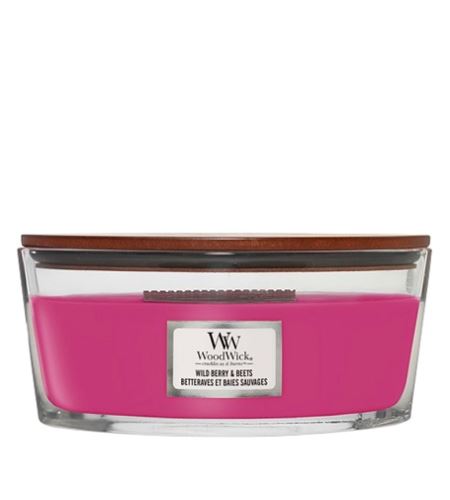 WoodWick Wild Berry & Beets vonná svíčka s dřevěným knotem 453,6 g