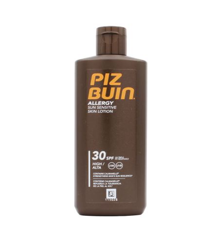 Piz Buin Allergy mléko na opalování pro citlivou pokožku SPF 30 200 ml