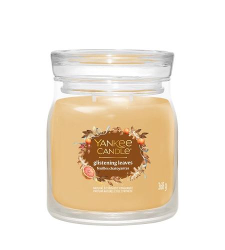 Yankee Candle Glistening Leaves Signature vonná svíčka 368 g