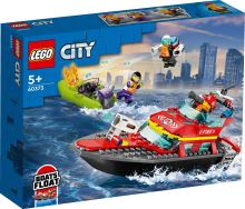 LEGO® City 60373 Hasičská záchranná loď a člun (2)