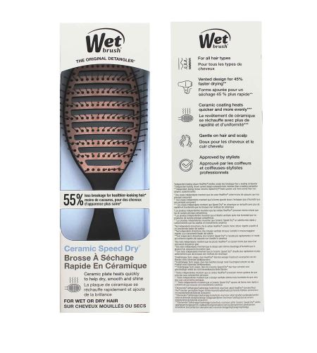 Wet Brush Ceramic Speed Dry kartáč na vlasy Black