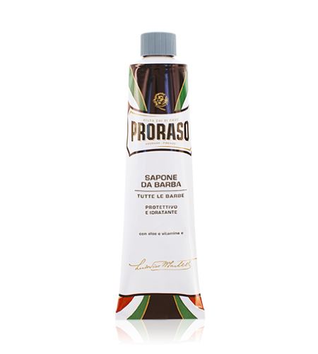 PRORASO Blue mýdlo na holení s hydratačním účinkem v tubě 150 ml