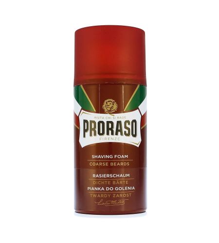 PRORASO Coarse Beards pěna na holení pro tvrdé vousy 300 ml