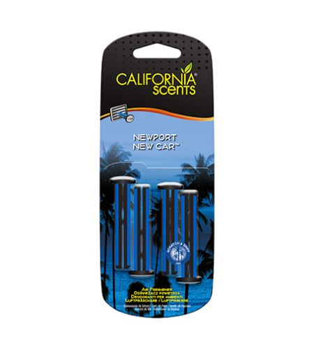 California Scents Vent Stick Newport New Car vůně do auta 4 ks