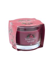 Yankee Candle Black Cherry votivní svíčka ve skle 37 g