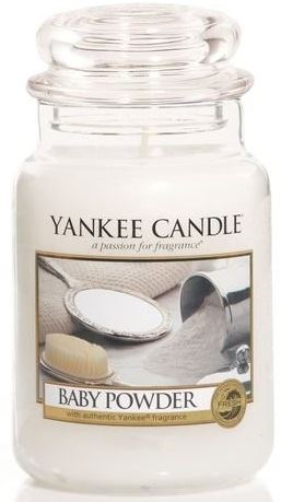 Yankee Candle Baby Powder vonná svíčka 623 g