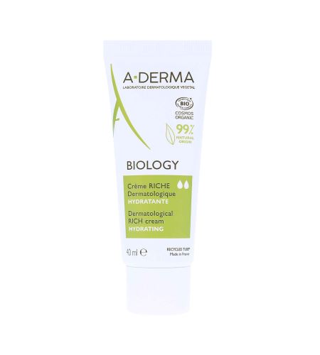 A-Derma Biology dermatologický výživný hydratační krém 40 ml