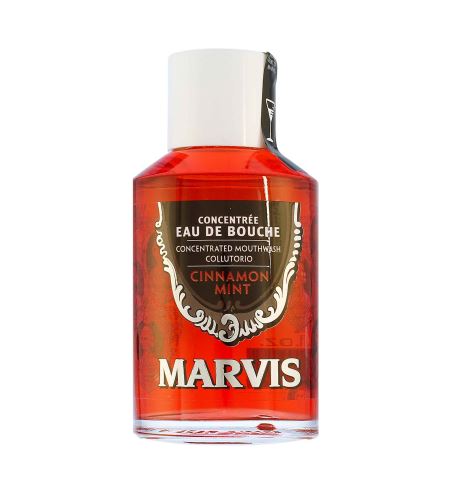 Marvis Concentrated Mouthwash Cinnamon Mint koncentrovaná ústní voda pro svěží dech 120 ml