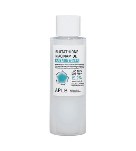 APLB Glutathione Niacinamide Facial Toner hydratačně-rozjasňující pleťové tonikum 160 ml