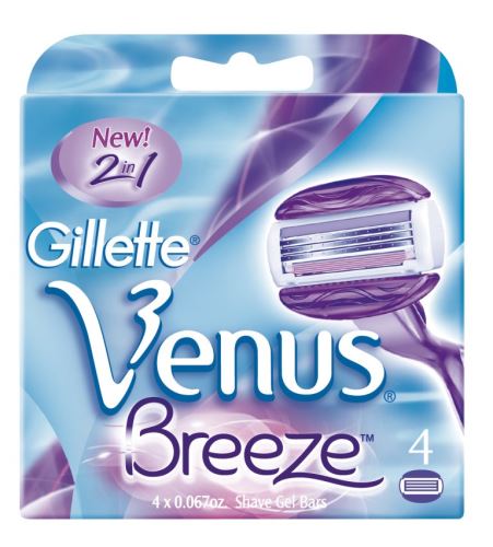 Gillette Venus Breeze náhradní břity 4ks Pro ženy