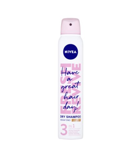 Nivea Fresh Revive suchý šampon pro světlé vlasy 200 ml
