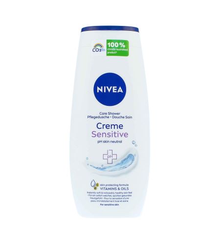 Nivea Creme Sensitive pečující sprchový gel 250 ml